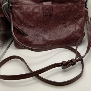 Elegant Botkier Burgundy Leather Shoulder Bag